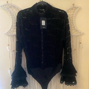 Lace Fashion Nova bodysuit